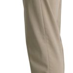Men's Iron Free Premium Khaki Straight Fit Flat Front Flex Waistband Casual Pant - Image 2