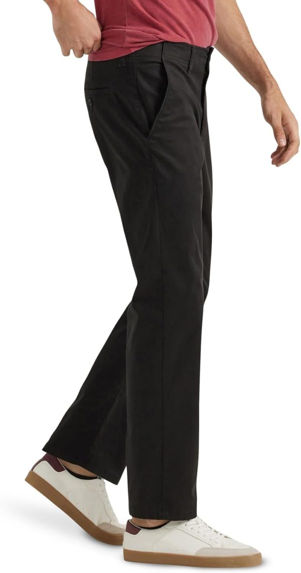 Men's  Flat Front Regular Straight Pant - Image 2