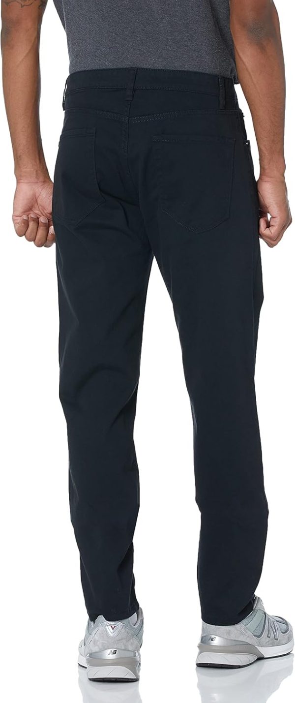 Men's Straight Fit 5-Pocket Stretch Twill Pants - Image 2