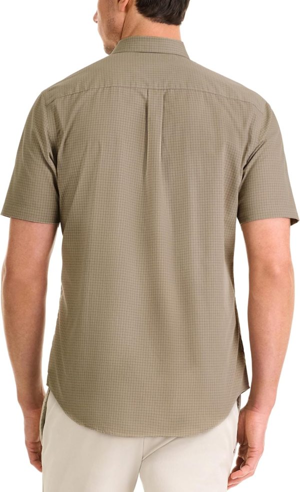 Men's Wrinkle Free Short  Button Down Check Shirt - Image 2