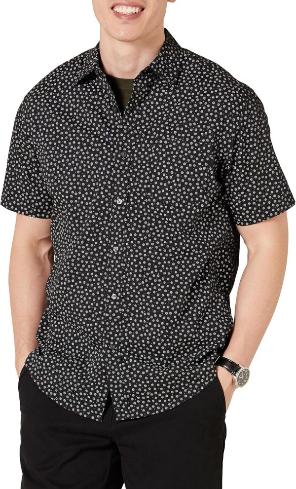 Men's Regular-Fit Short- Print Shirt