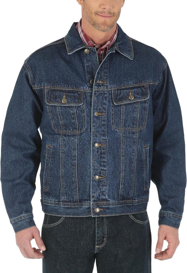 Men's Big and Tall Unlined Denim Jacket